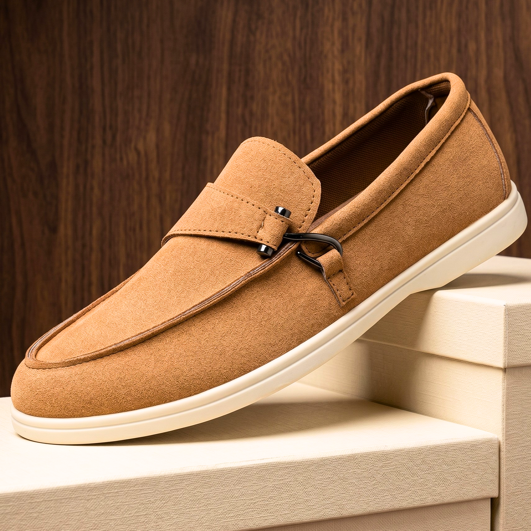 Luca Monte Suede Loafers