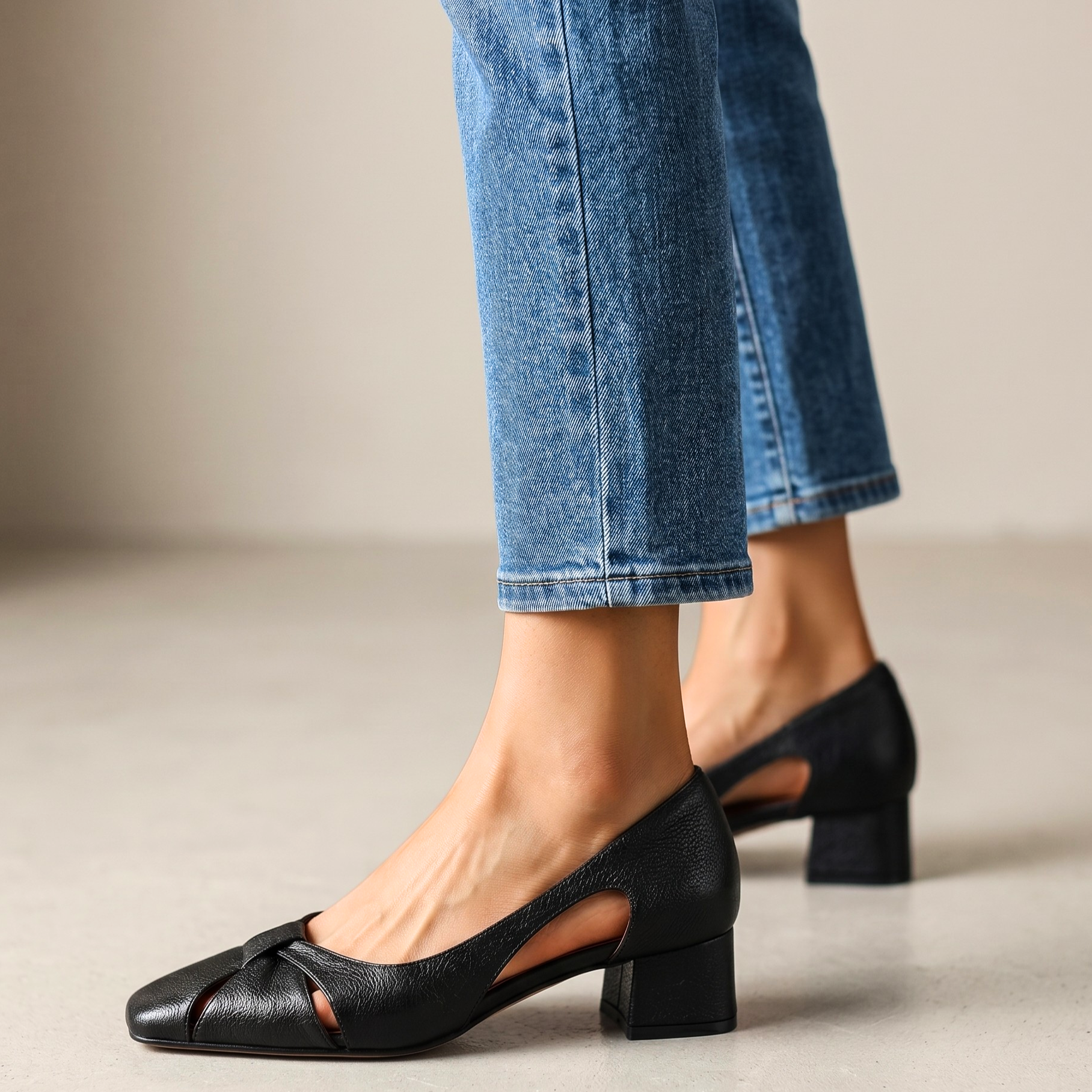 Gianna Presley Leather Heels