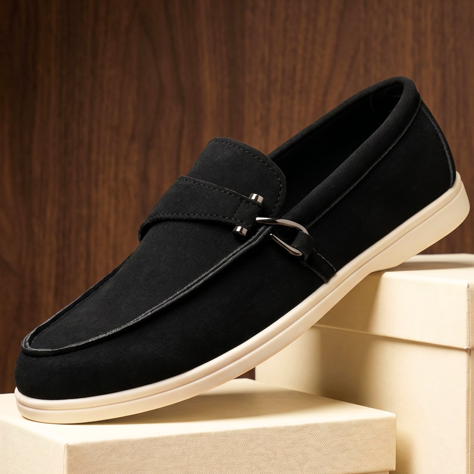 Luca Monte Suede Loafers