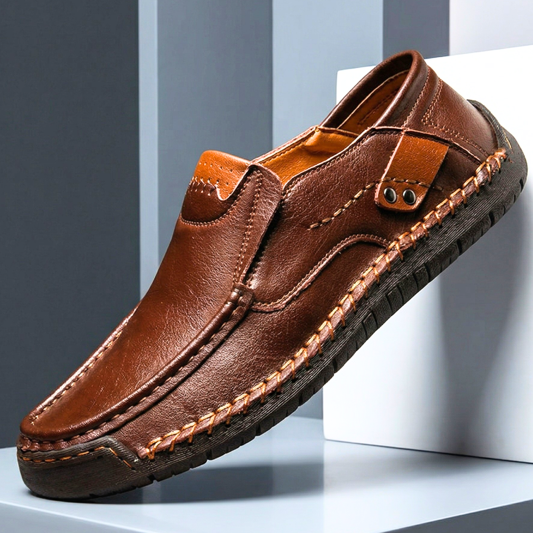 Strata Genuine Leather Loafers
