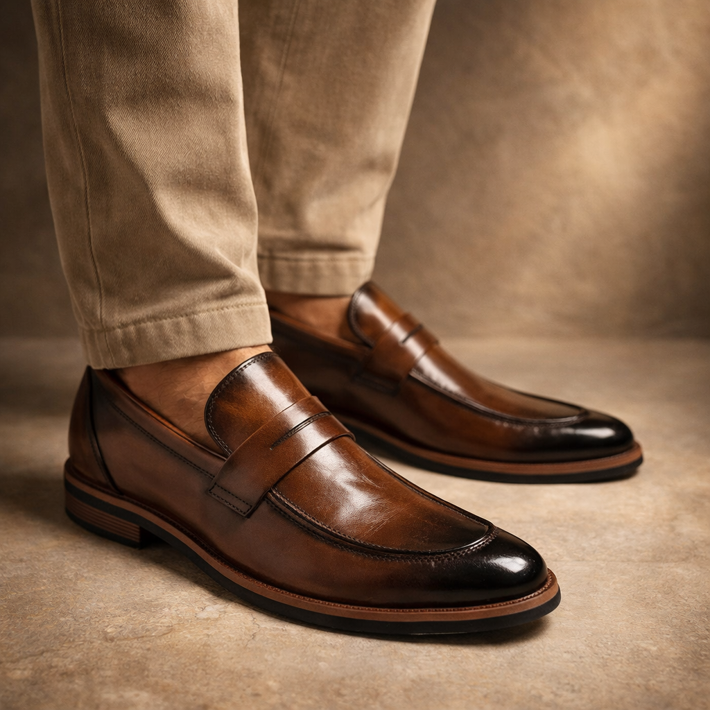 Stratmoor Genuine Leather Loafers