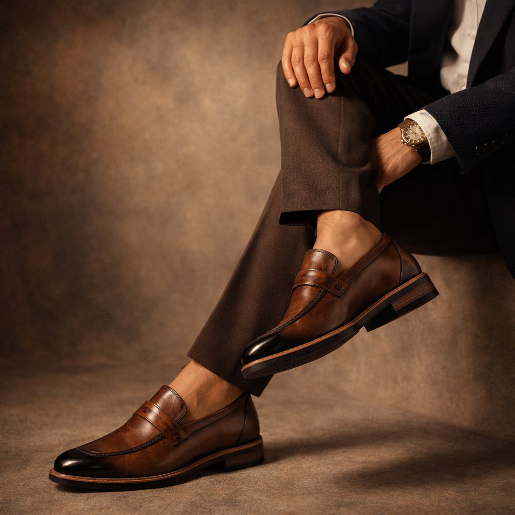 Stratmoor Genuine Leather Loafers