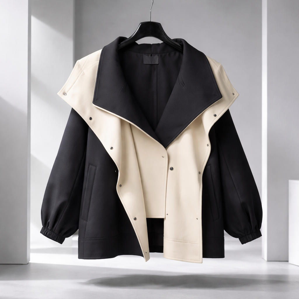 Ellison Claire Layered Windbreaker