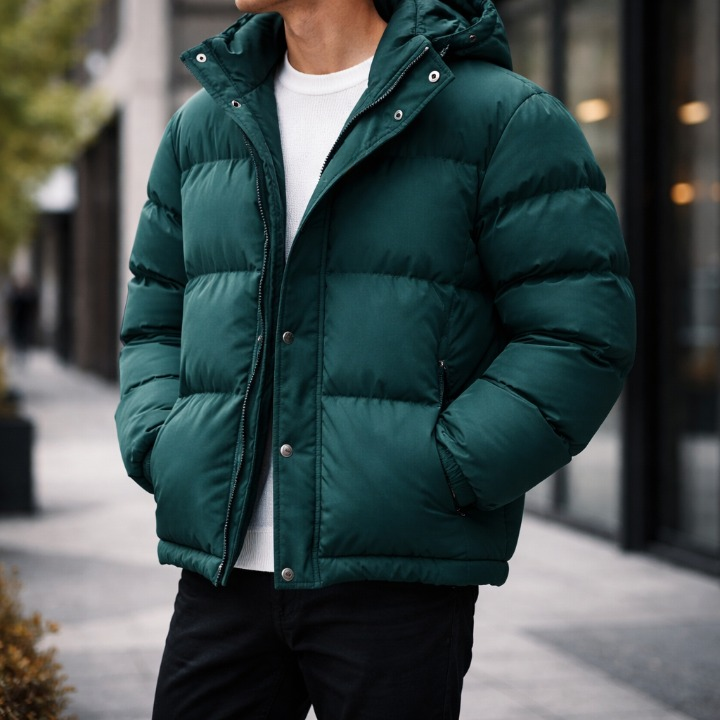 Henley Puffer Jacket