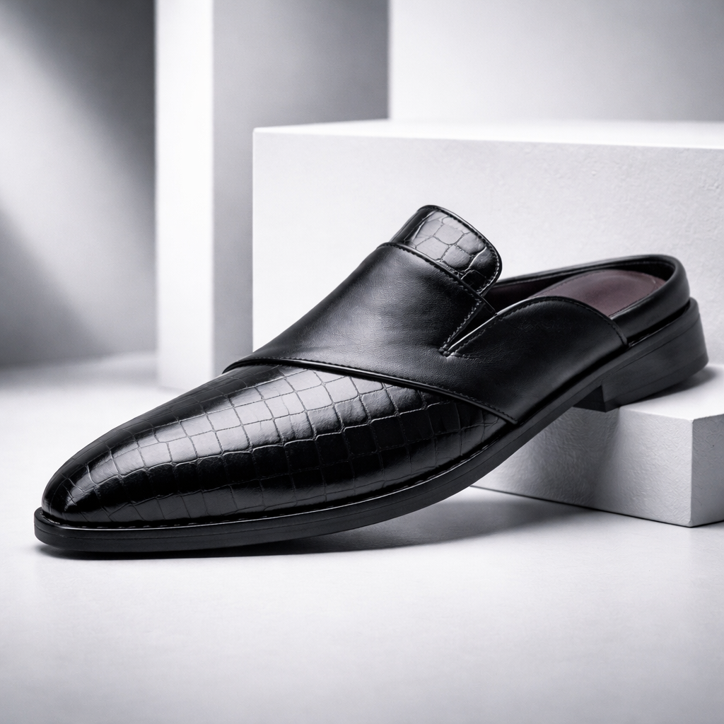 Valenzo Two-Tone Leather Loafers