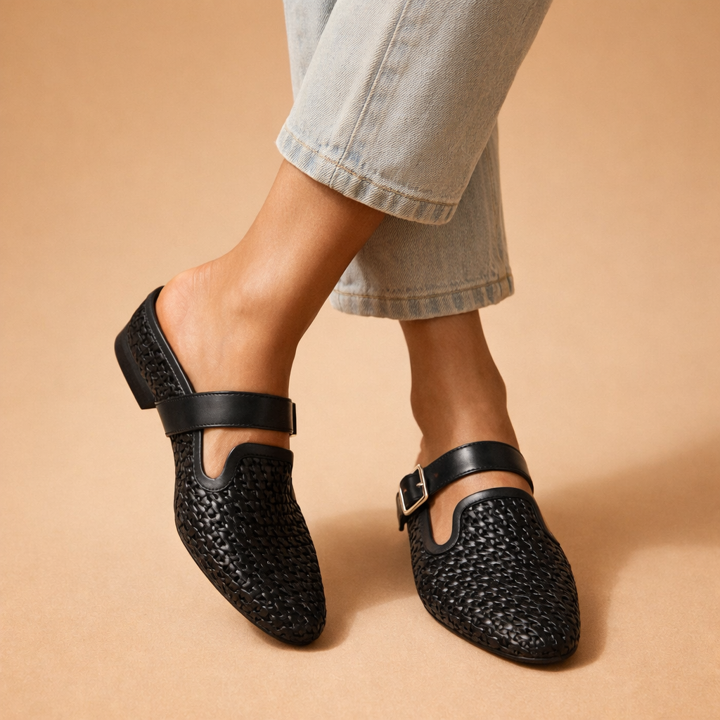 Lorena Woven Mules