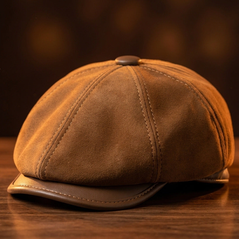 Baxter Vintage Leather Cap