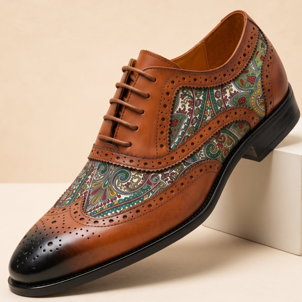 Luciano Genuine Leather Oxfords