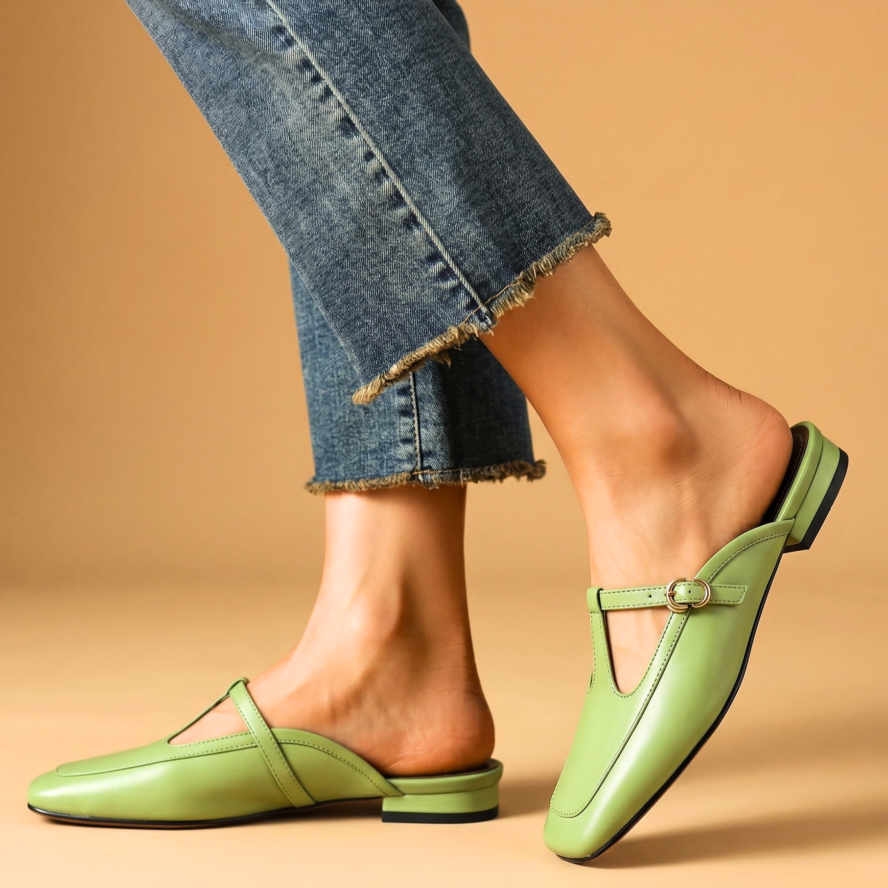 Julienne Leather Mules