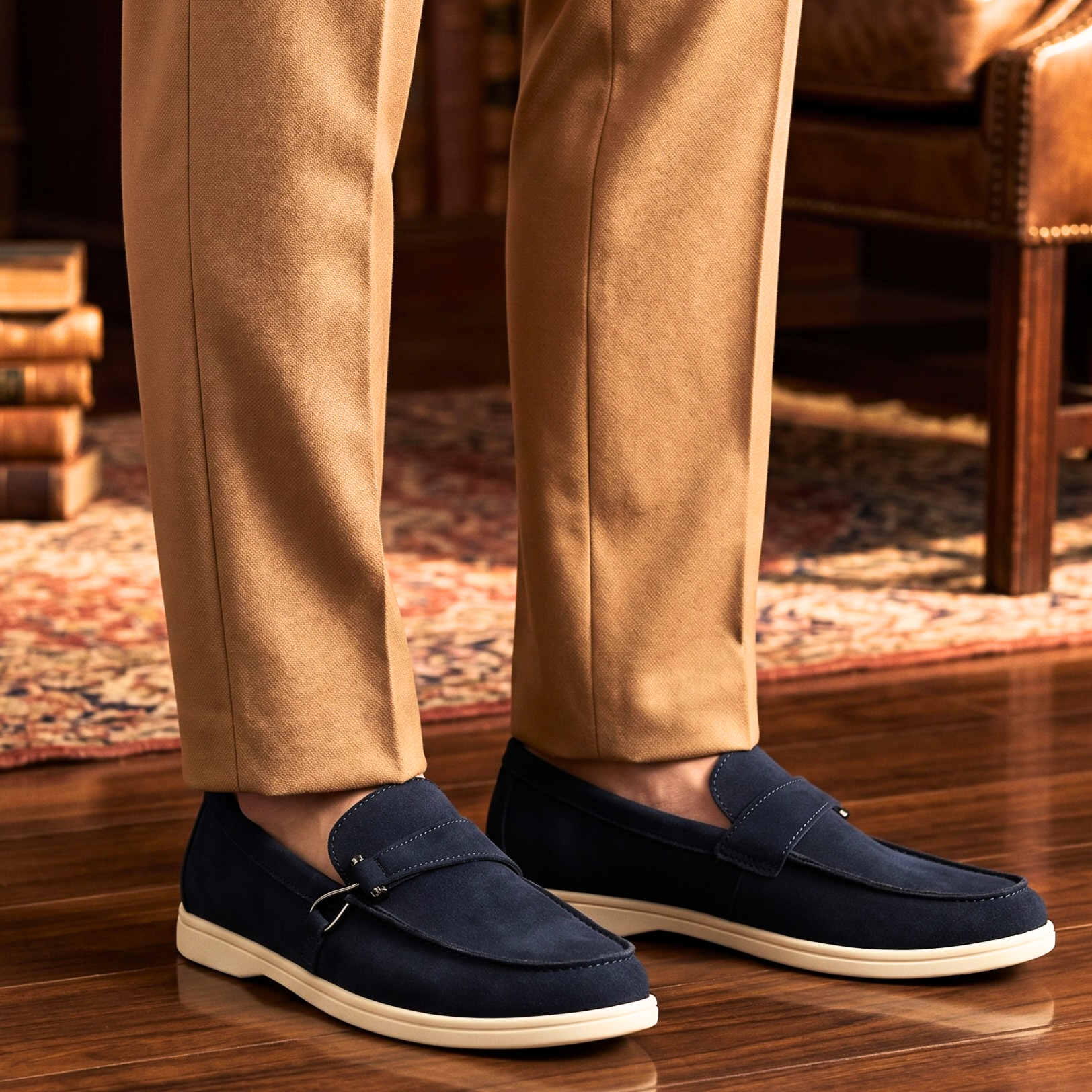 Luca Monte Suede Loafers