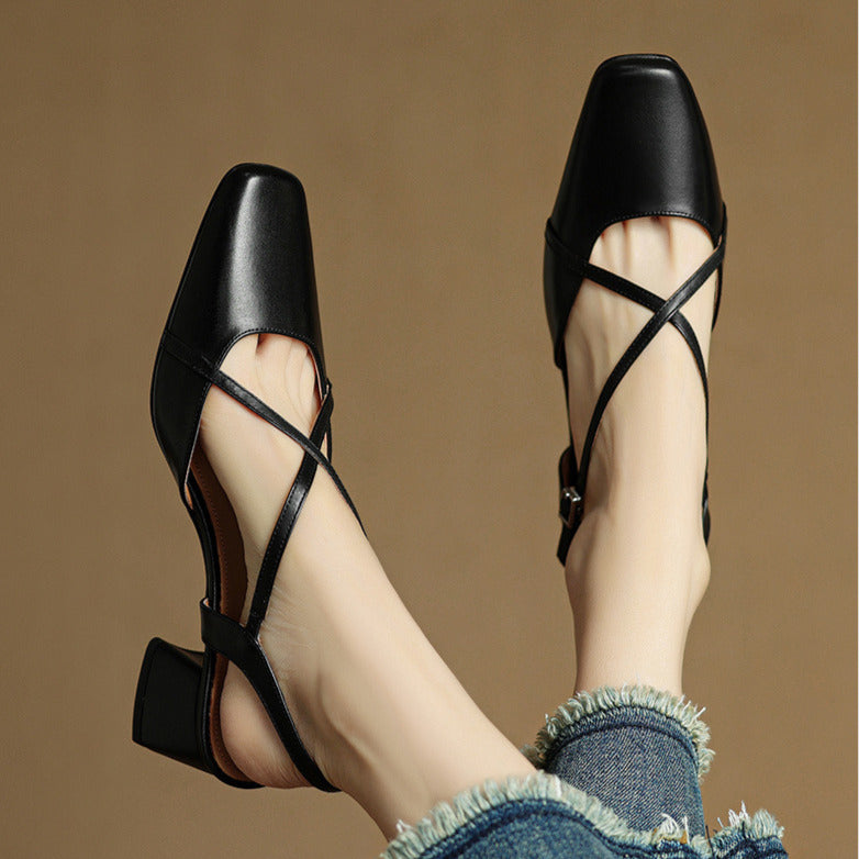 Rosalia Verone Genuine Leather Heels