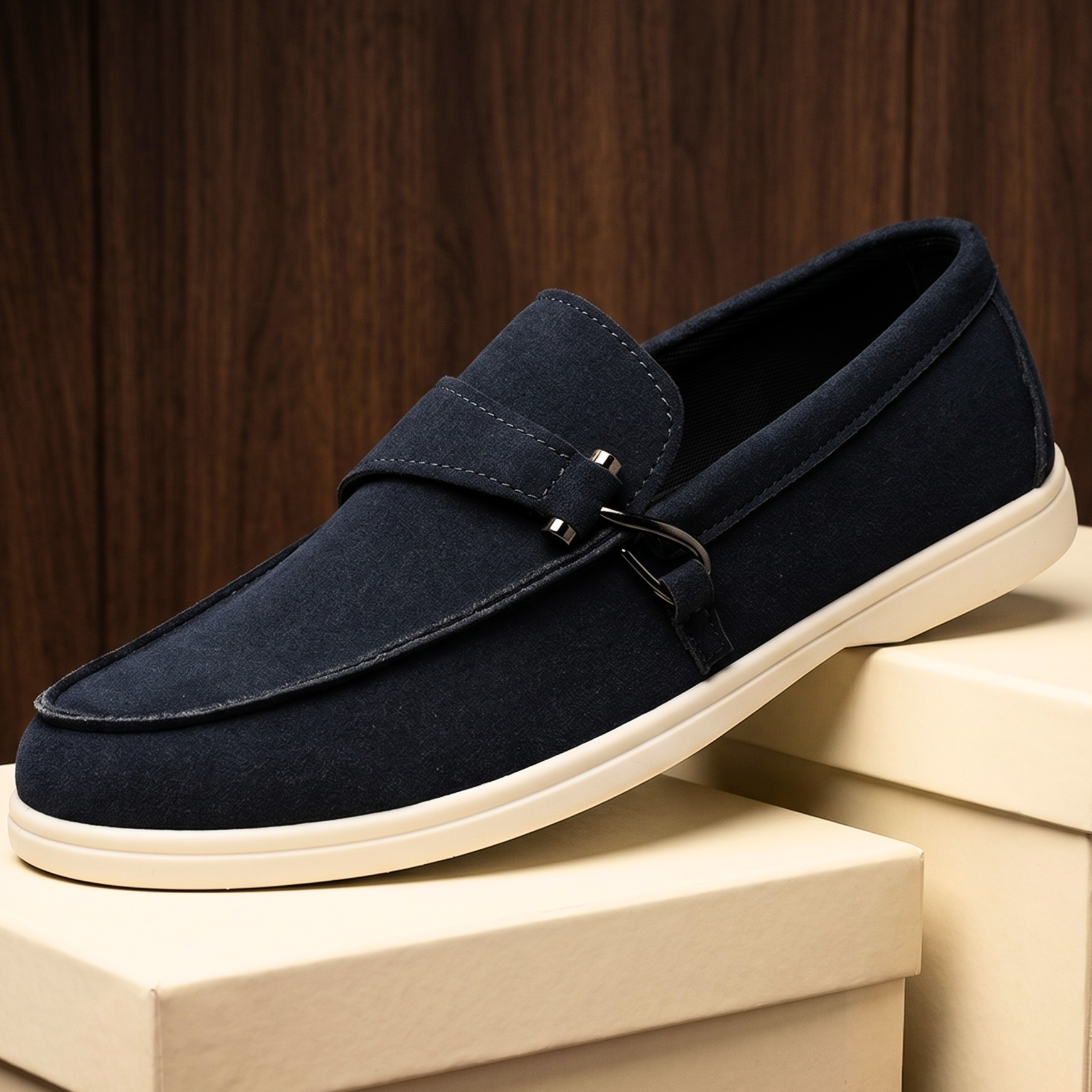 Luca Monte Suede Loafers