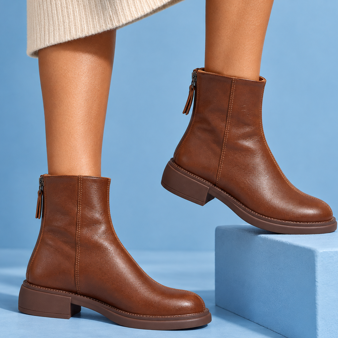 Lennox Leather Ankle Boots