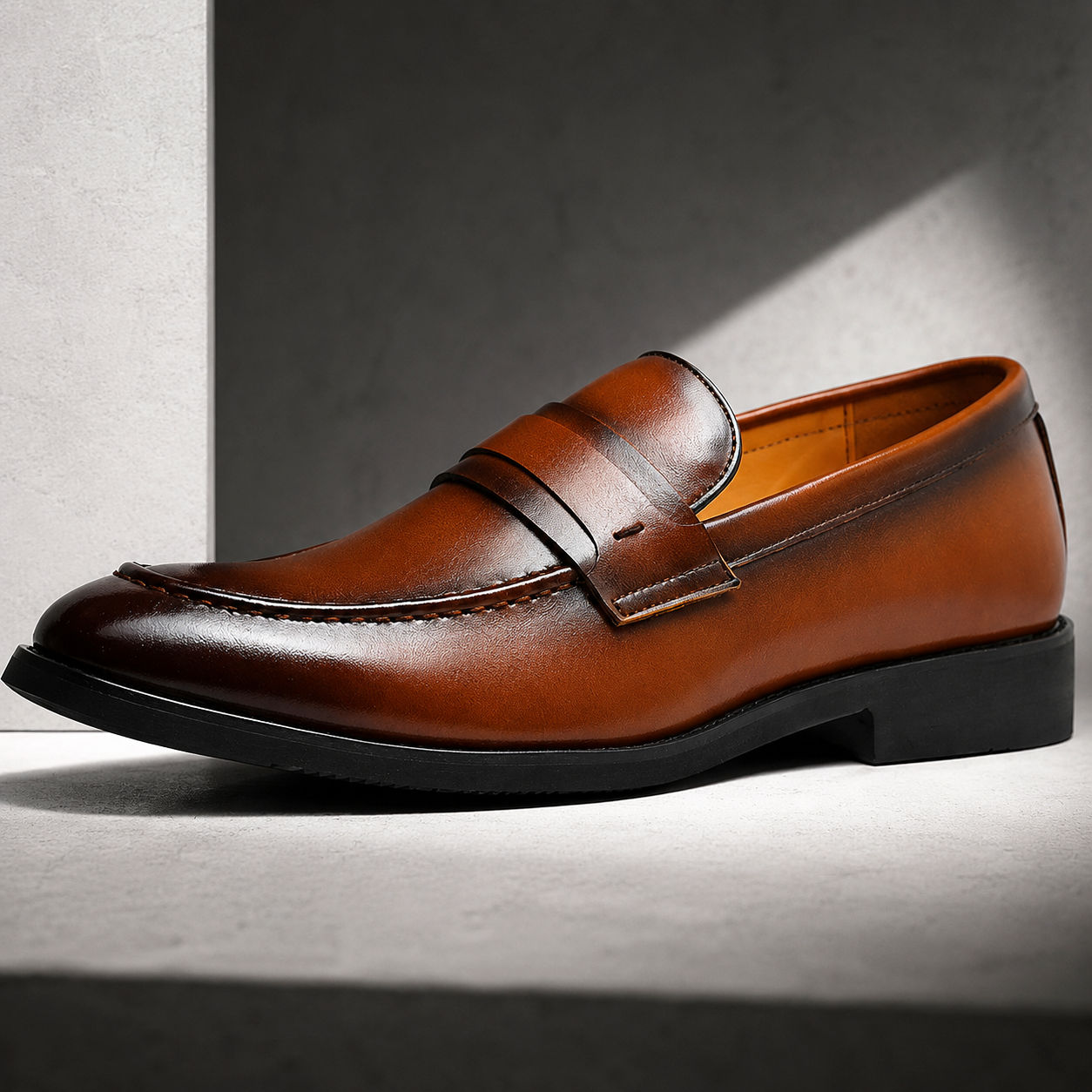 Vincenzo Genuine Leather Loafers