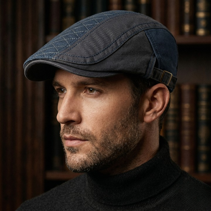 Marco Patchwork Flat Cap