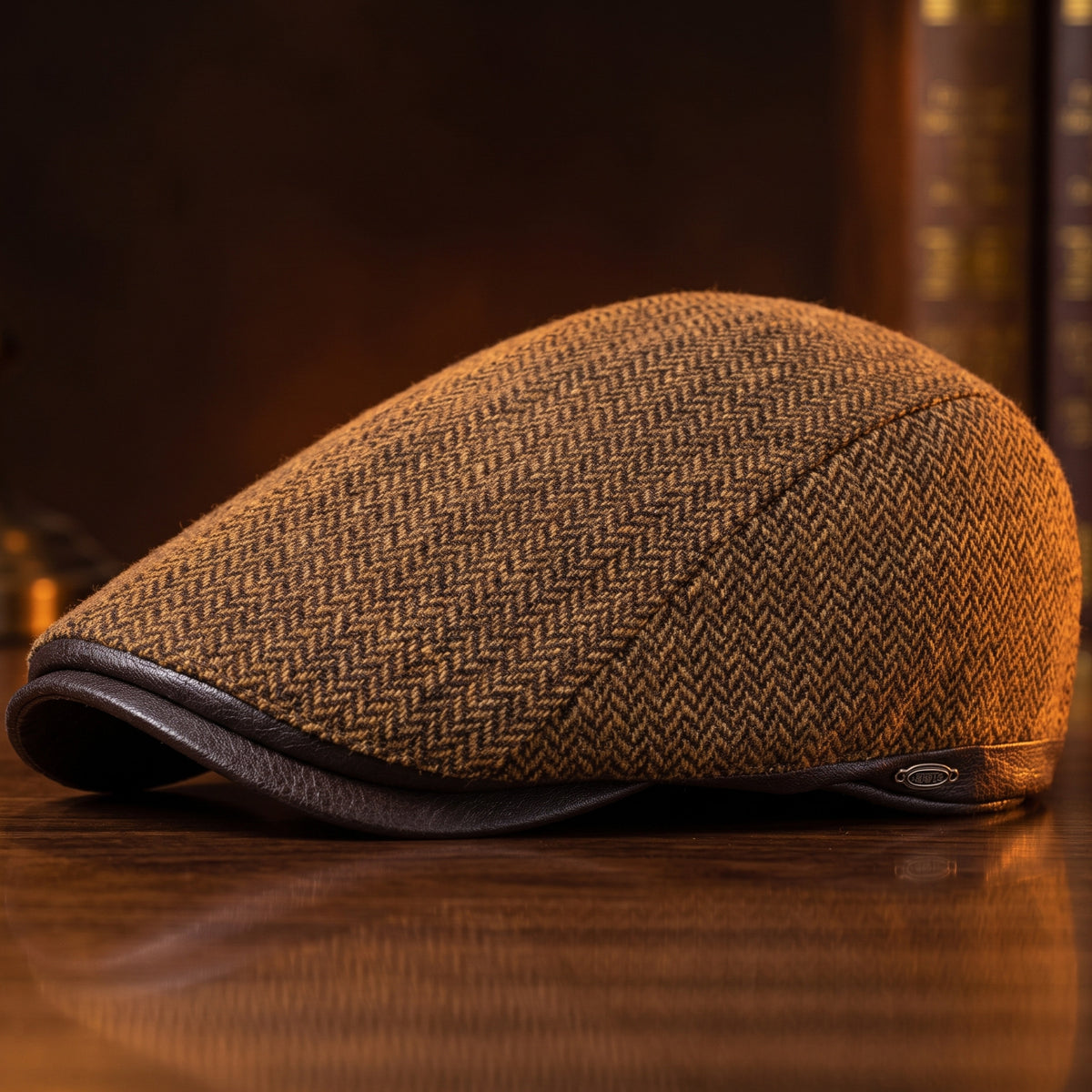 Harrison Herringbone Ivy Cap