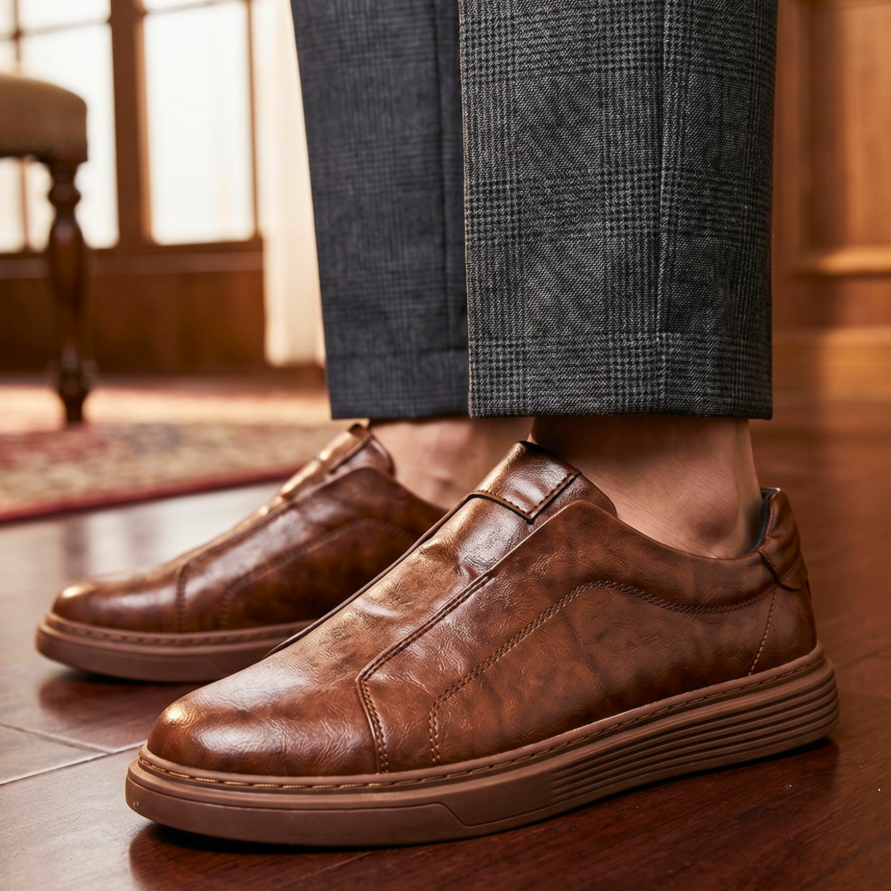 Maxwell Genuine Leather Sneakers