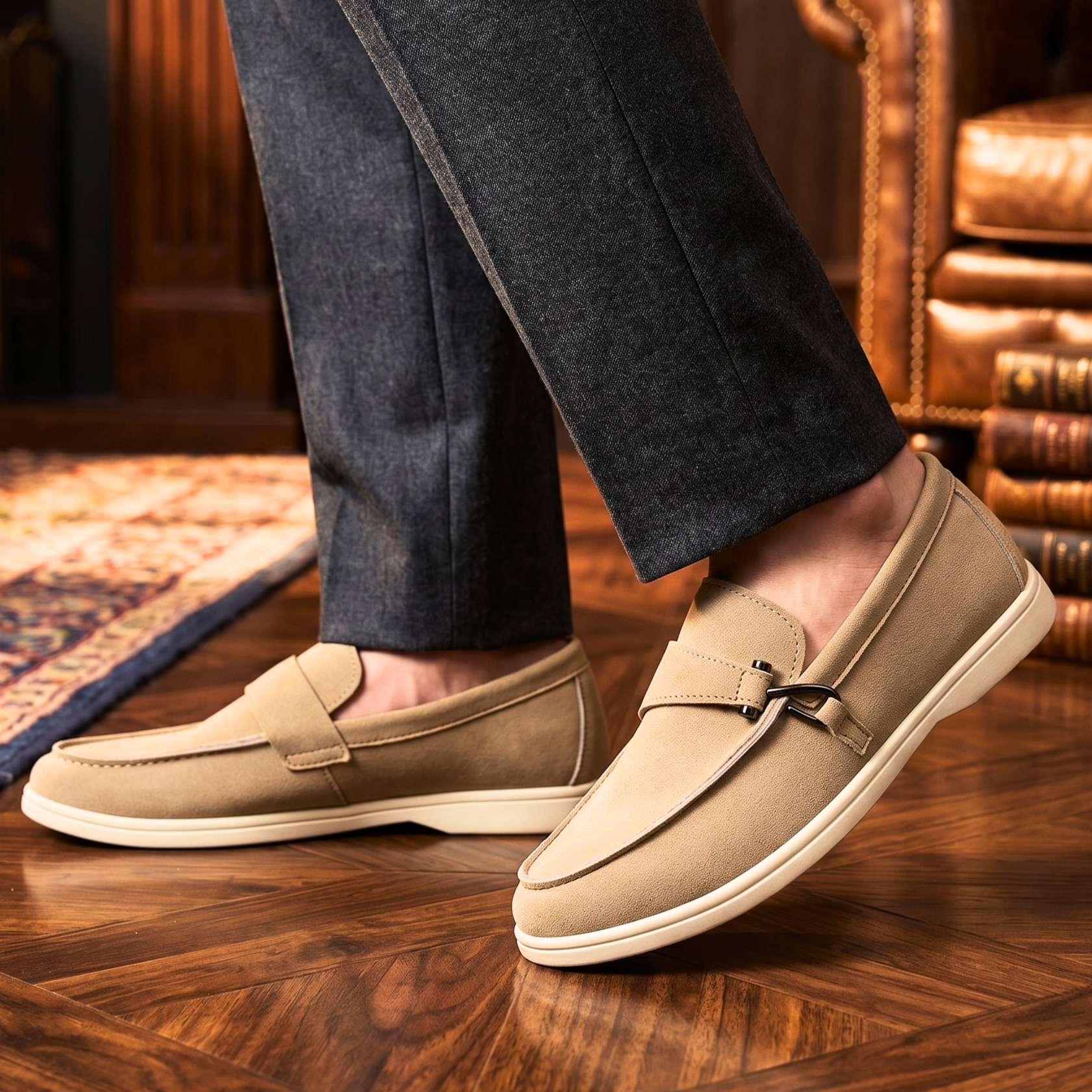 Luca Monte Suede Loafers