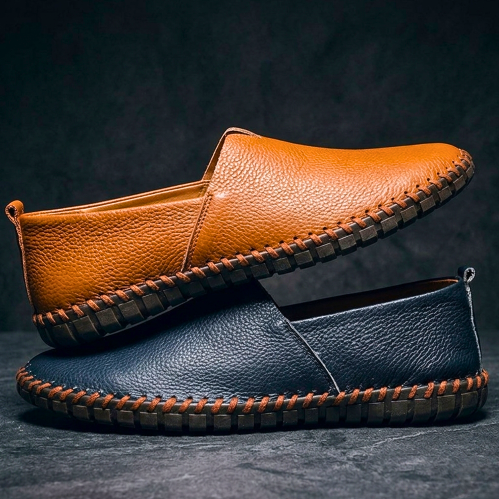 Maison Slip-On Leather Loafers