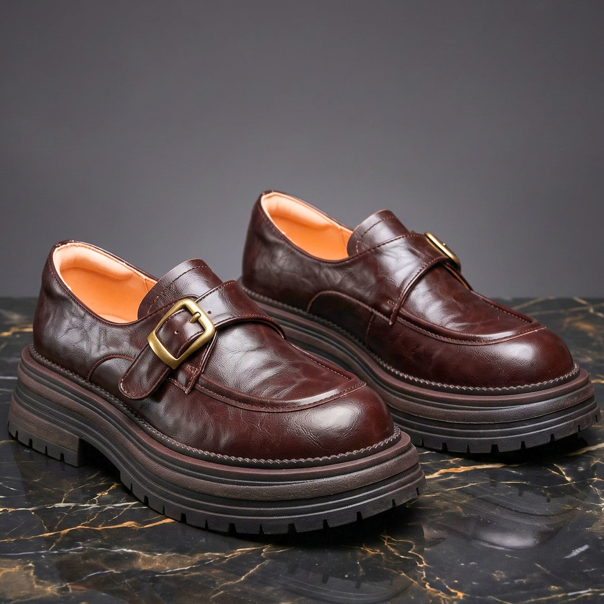 Cami Vintage Leather Derbies