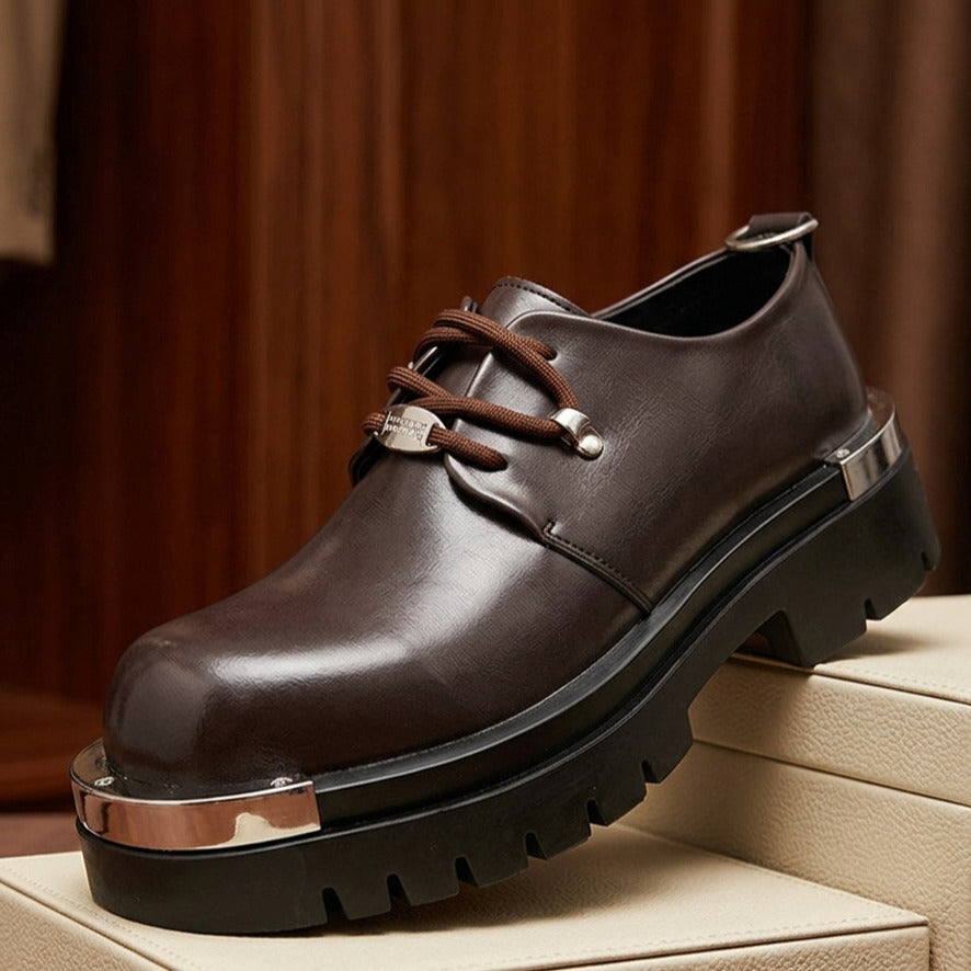 Houston Leather Retro Derbies