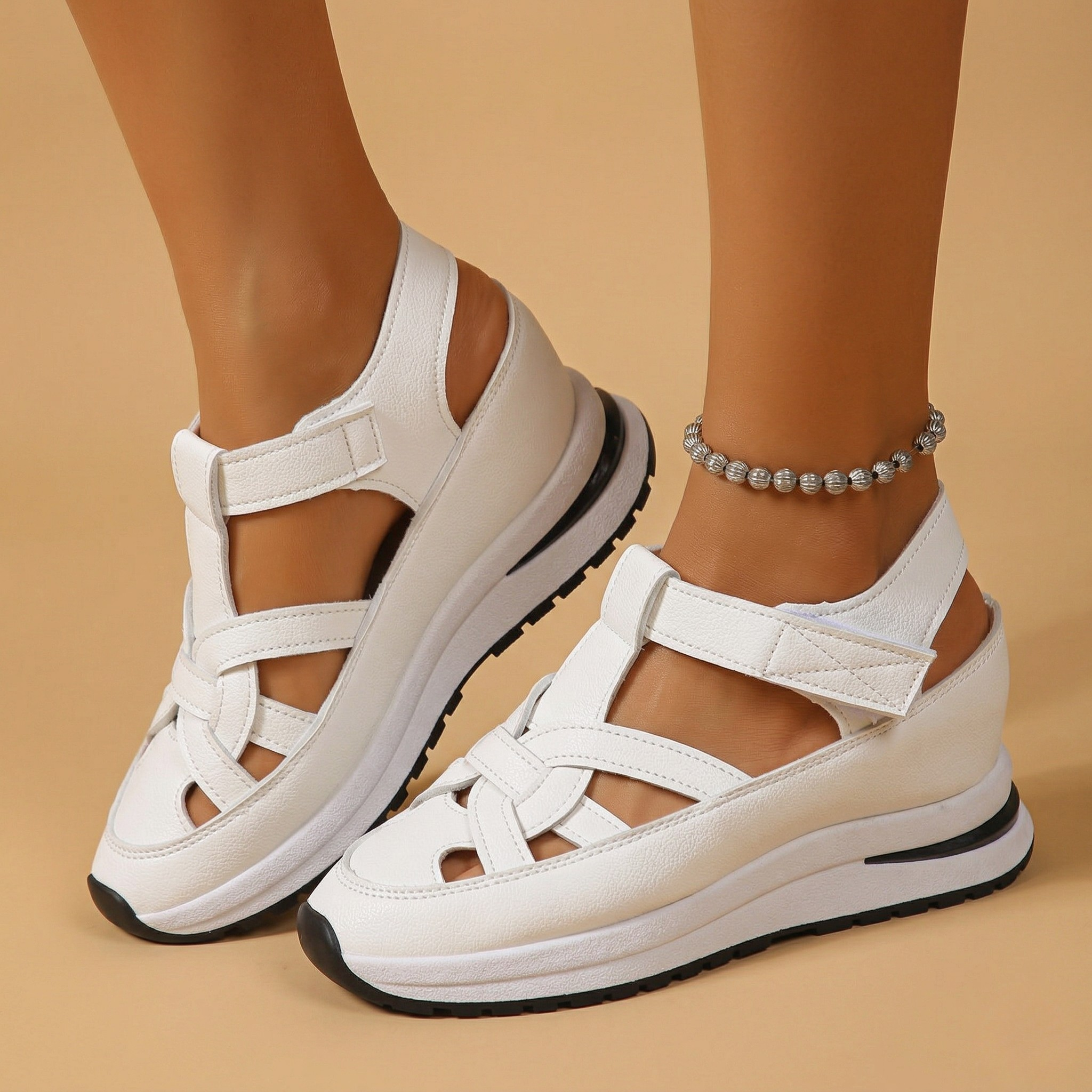 Aria Belina Cushioned Platform Sandals