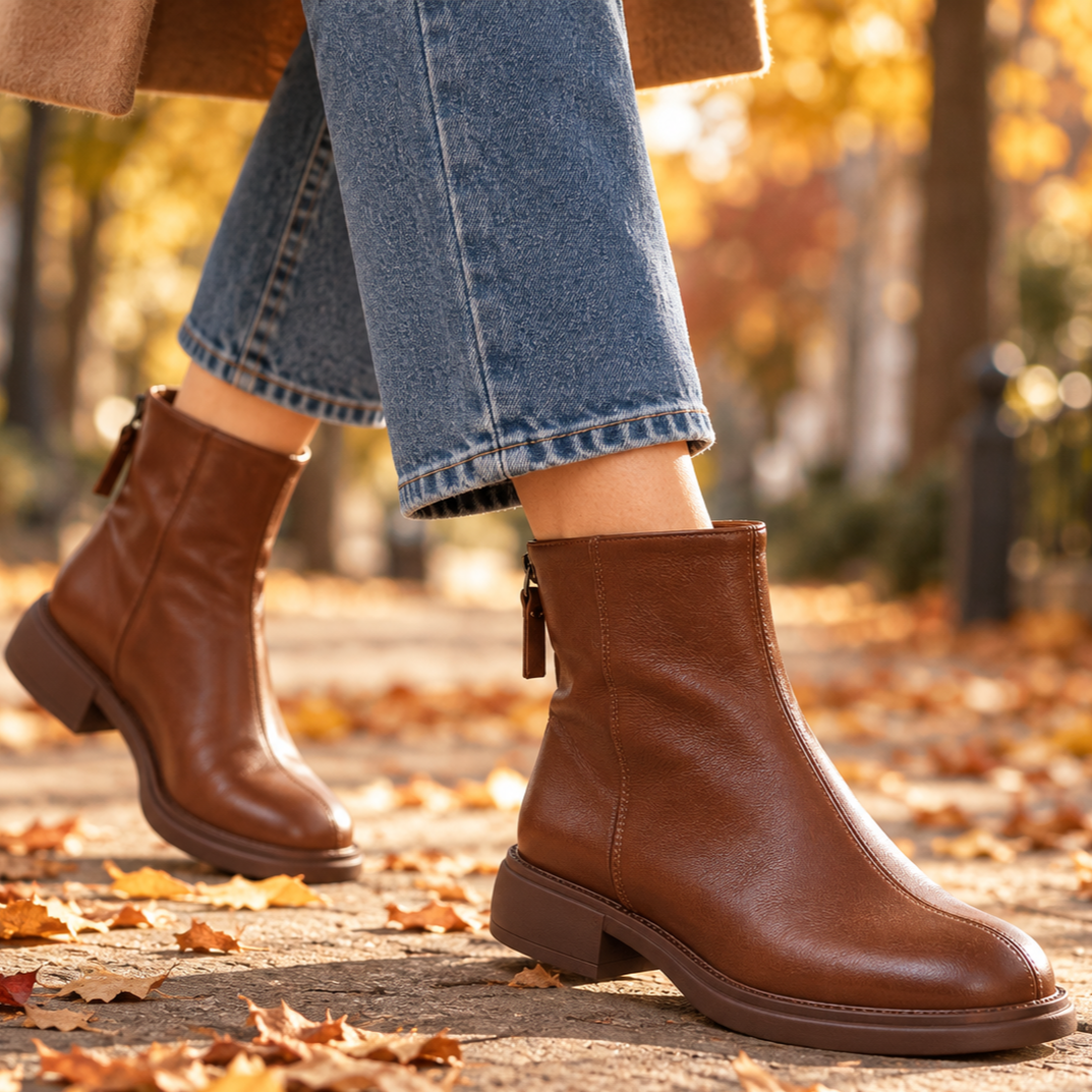 Lennox Leather Ankle Boots