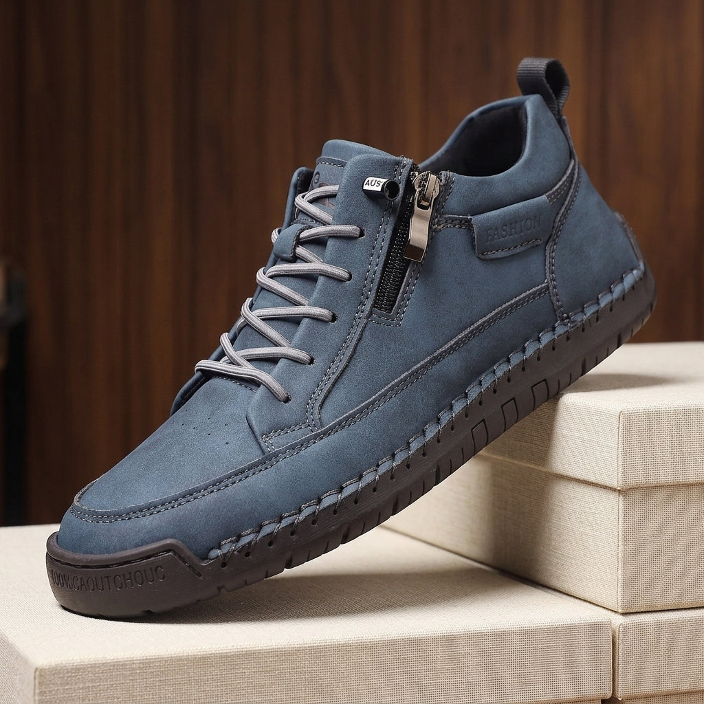 Hudson Retro Leather Boots