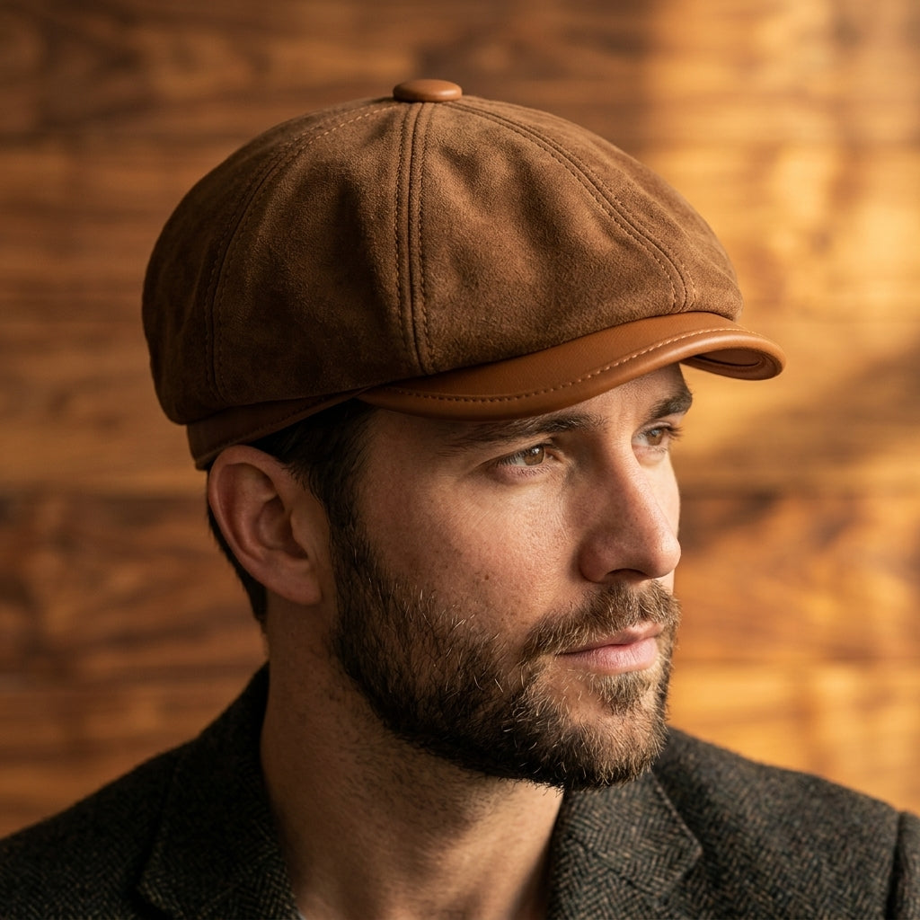 Baxter Vintage Leather Cap