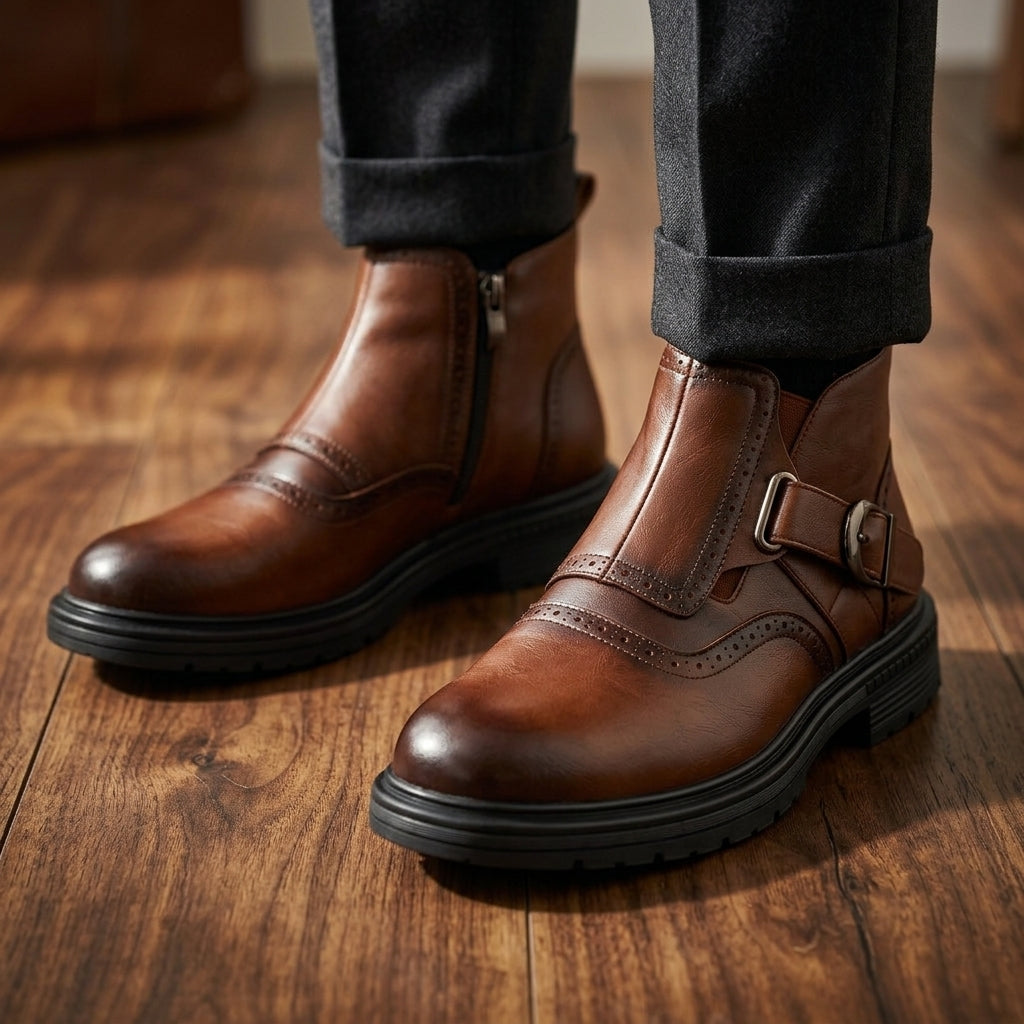 Grayson Leather Boots