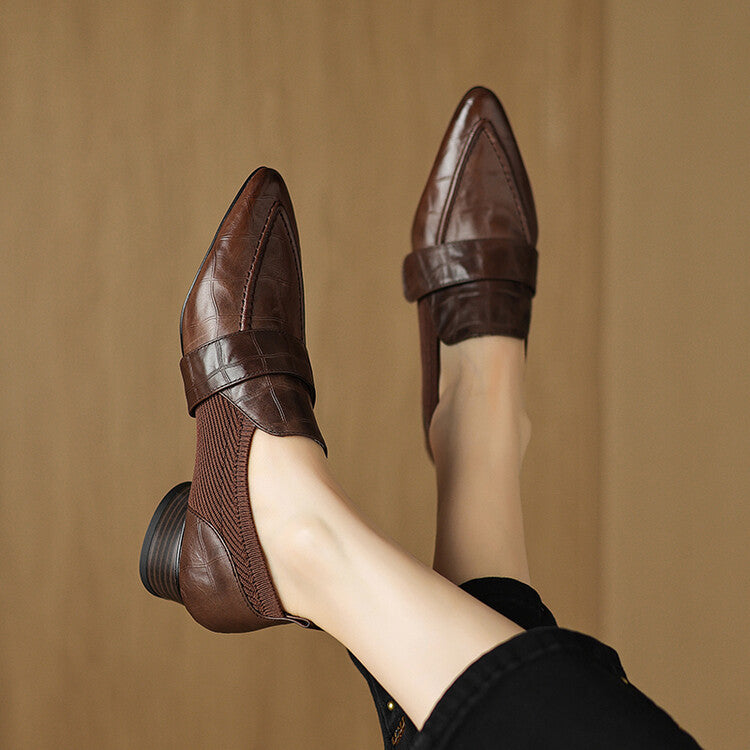 Amira Genuine Leather Mules
