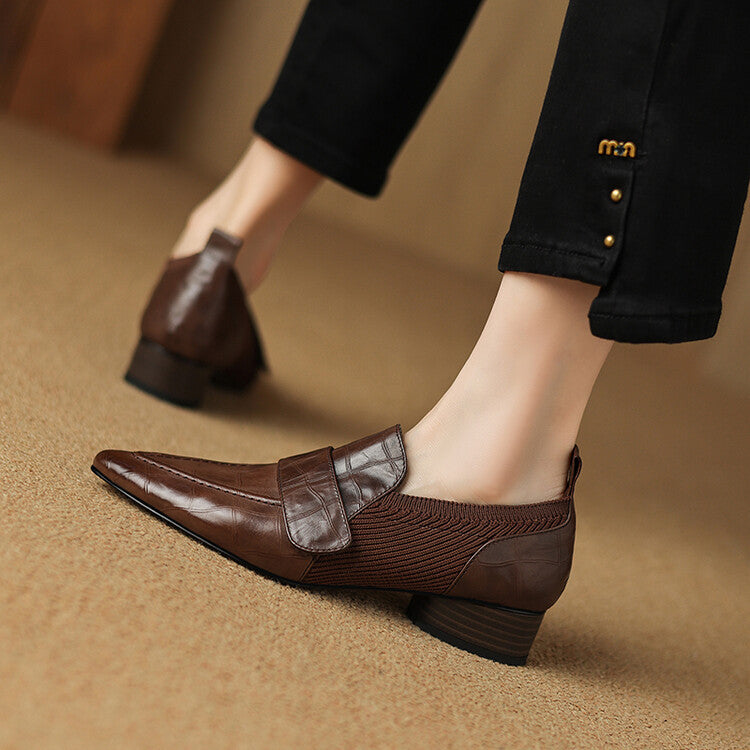 Amira Genuine Leather Mules