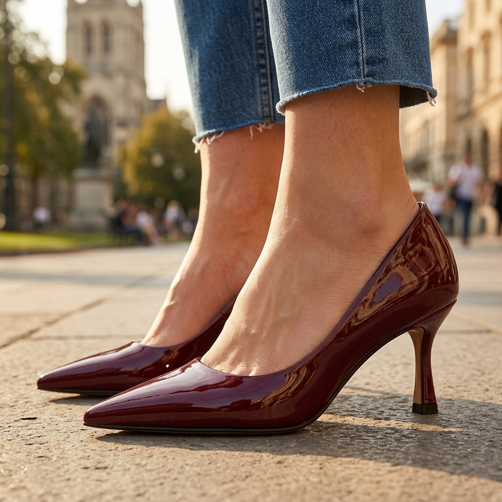 Juliette Leather Heels