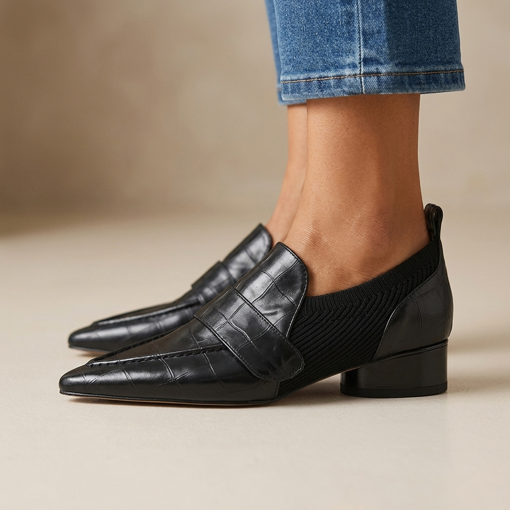 Amira Genuine Leather Mules