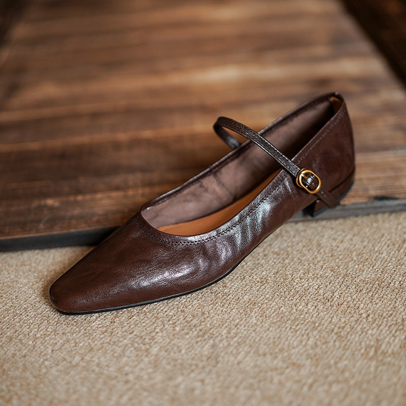 Verona Genuine Leather Flats