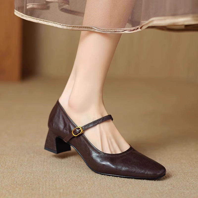 Solea Classic Leather Heels