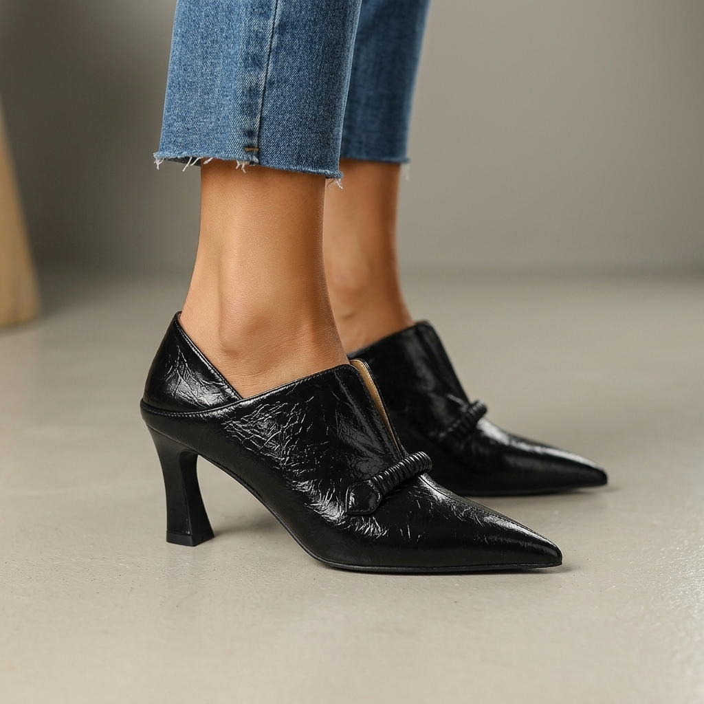 Cordelia Leather Heels