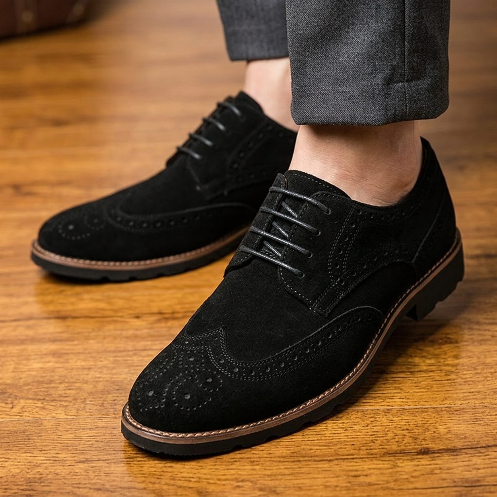 Brock Leather Wingtip Derbies