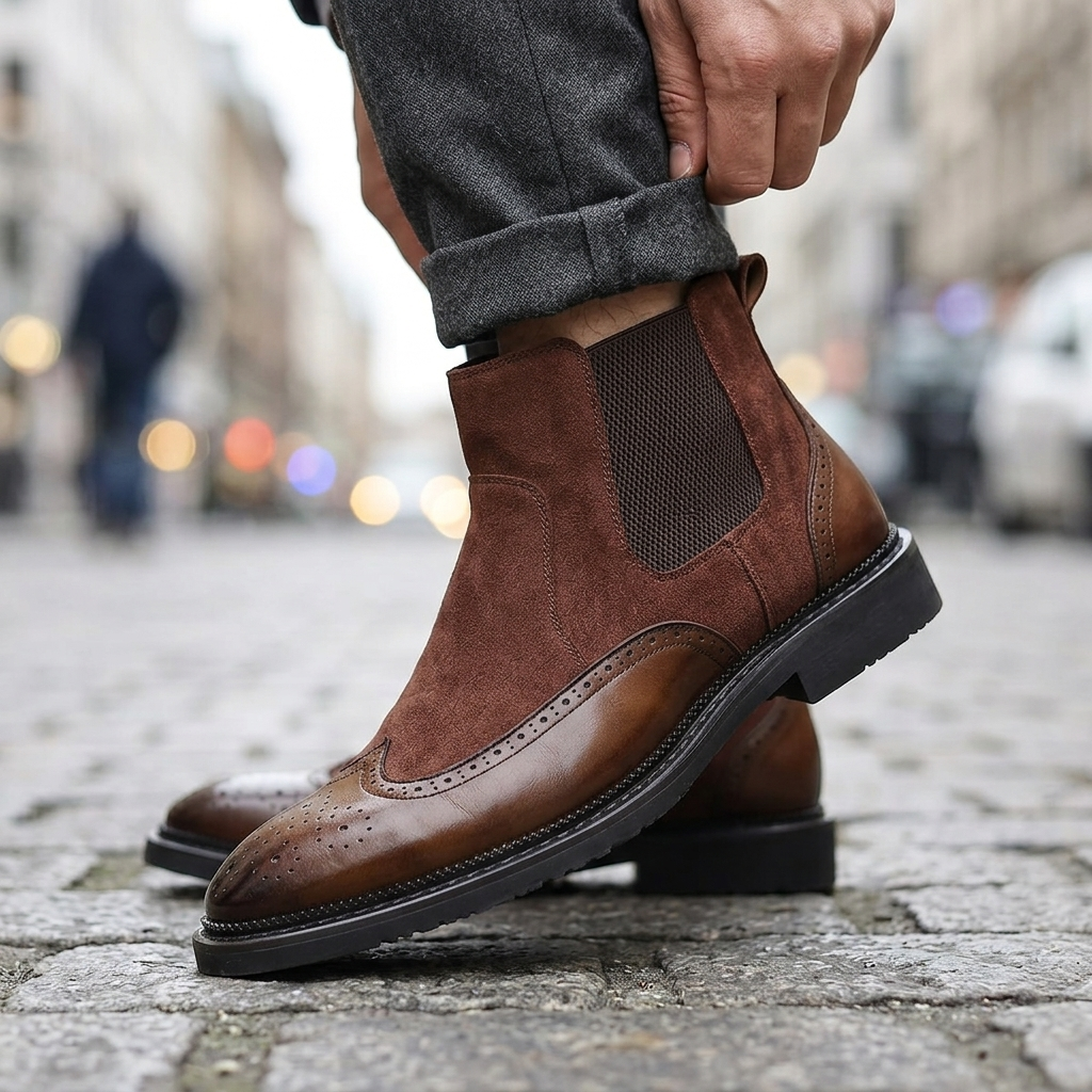 Everett Leather Chelsea Boots
