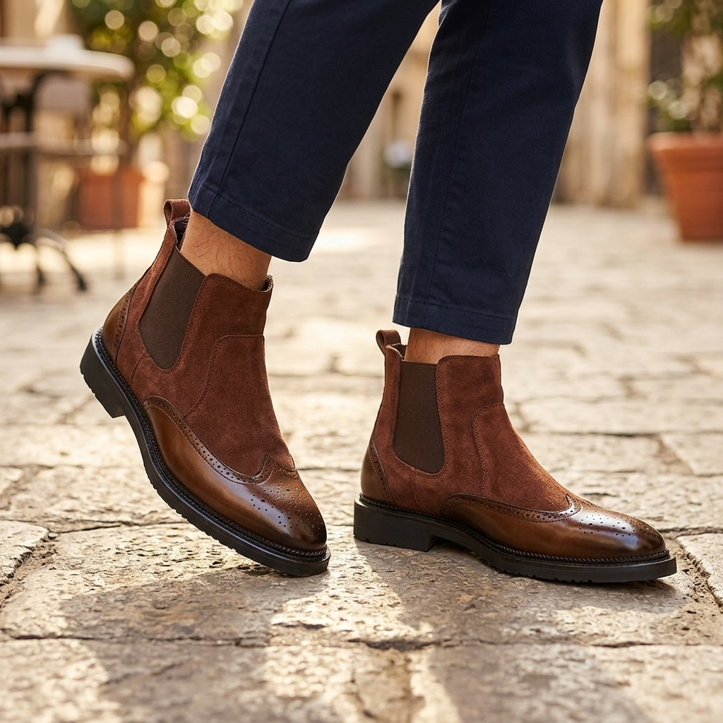 Everett Leather Chelsea Boots