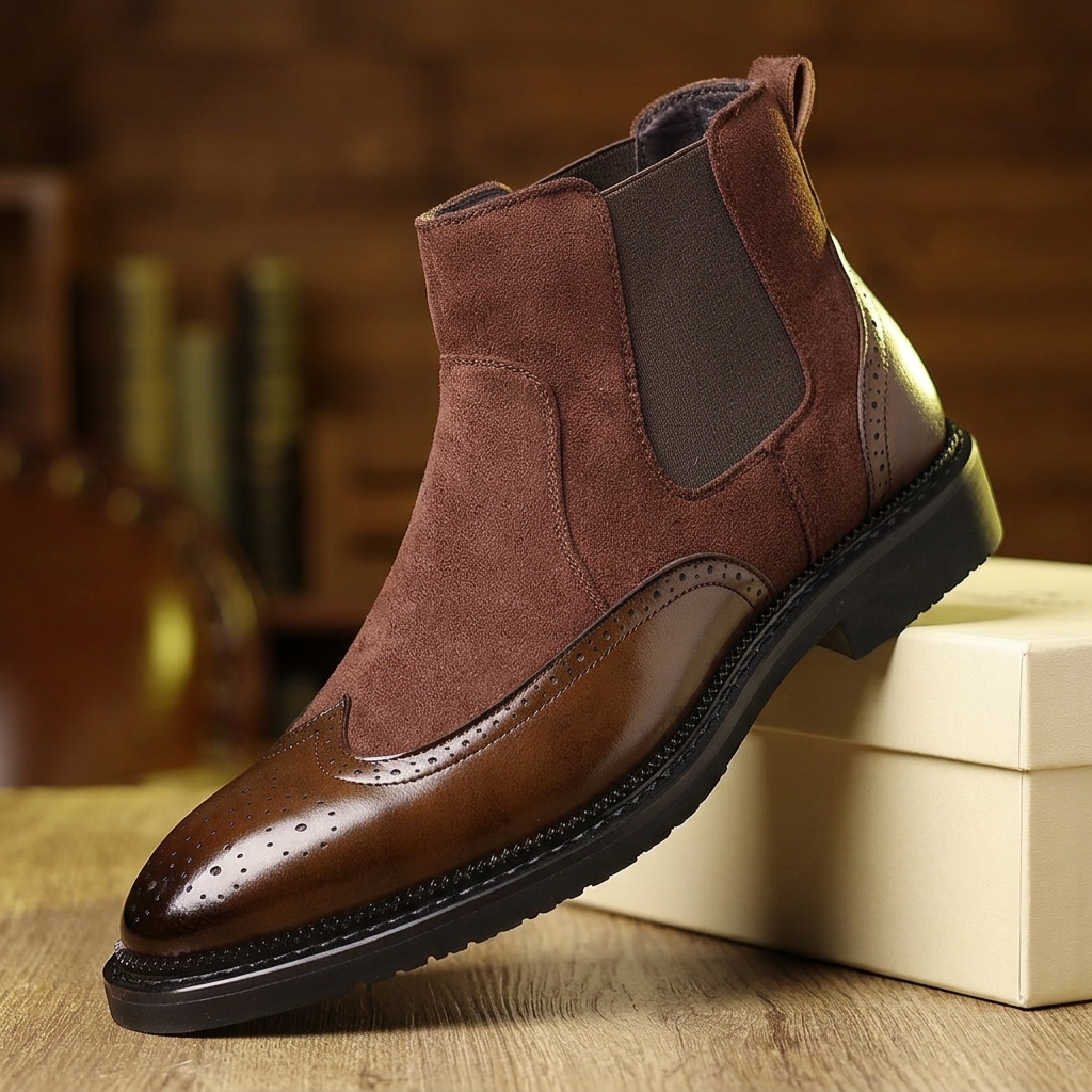 Everett Leather Chelsea Boots
