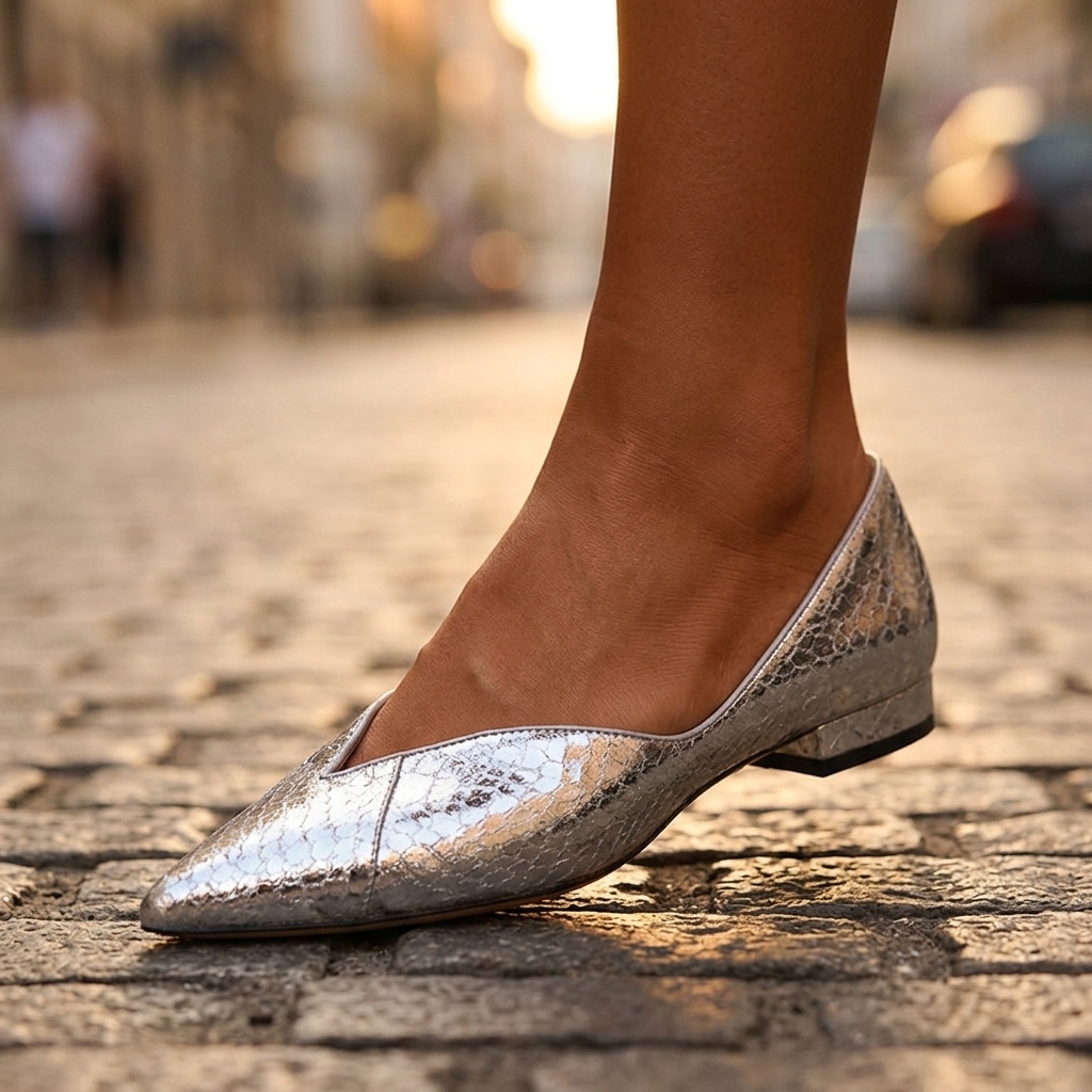 Claire Leather Flats