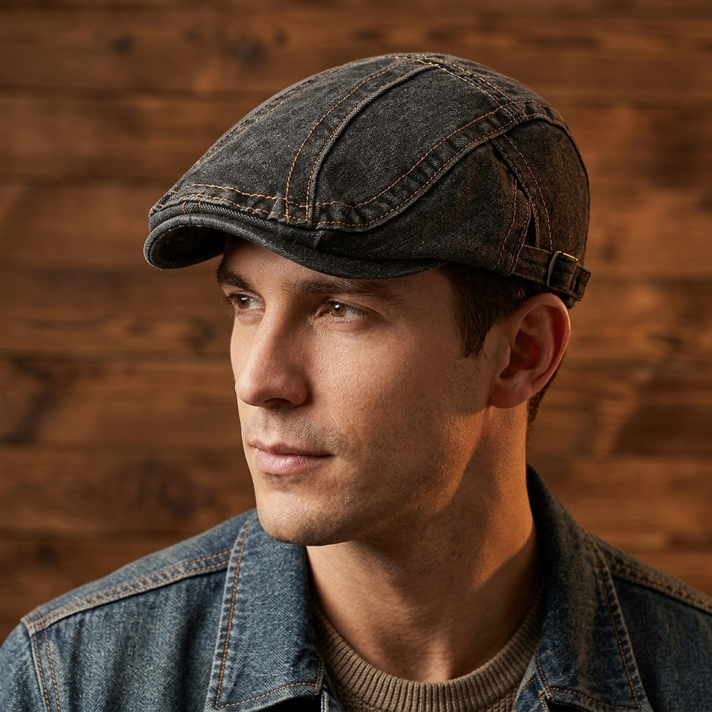 Hudson Vintage Denim Cap