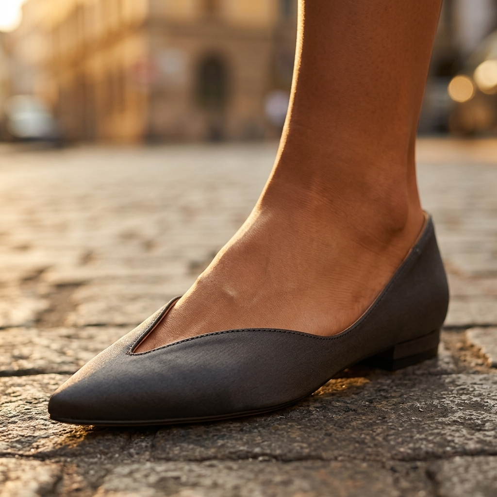 Claire Leather Flats