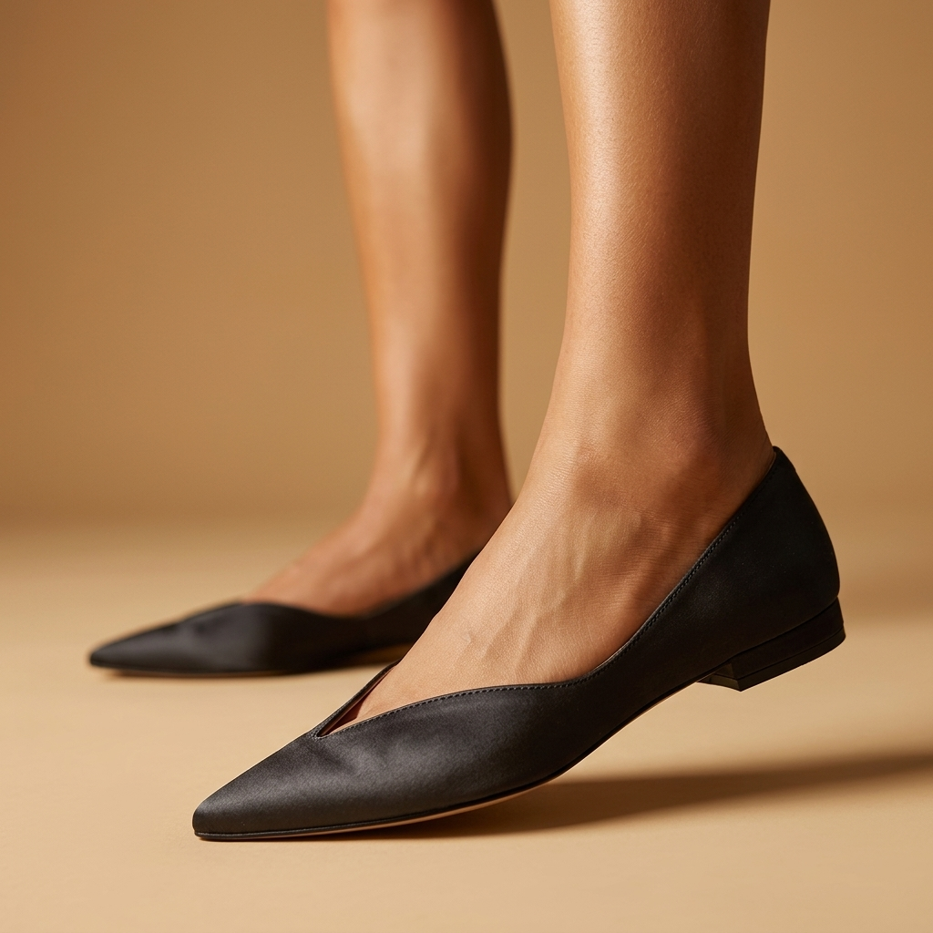 Claire Leather Flats