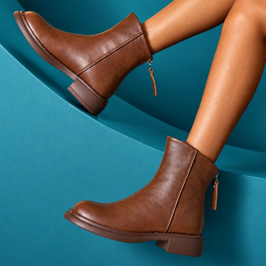 Lennox Leather Ankle Boots