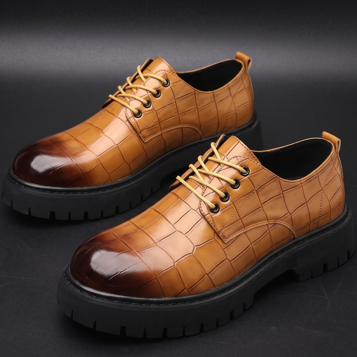 Theodore Leather Derbies