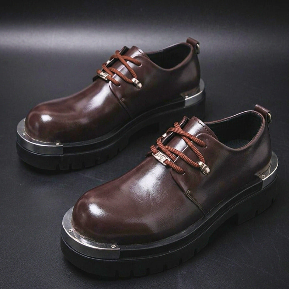 Houston Leather Retro Derbies