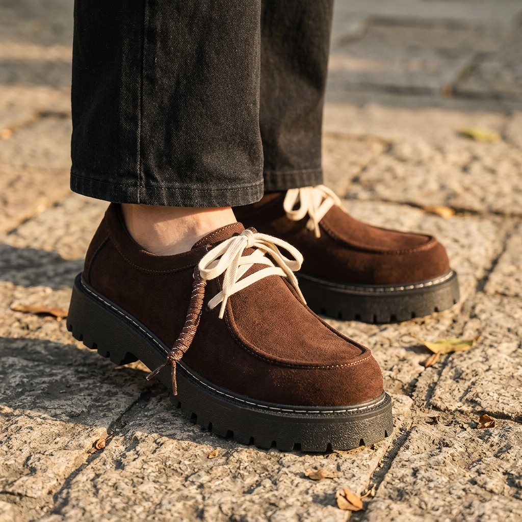 Archer Suede Lug Derbies