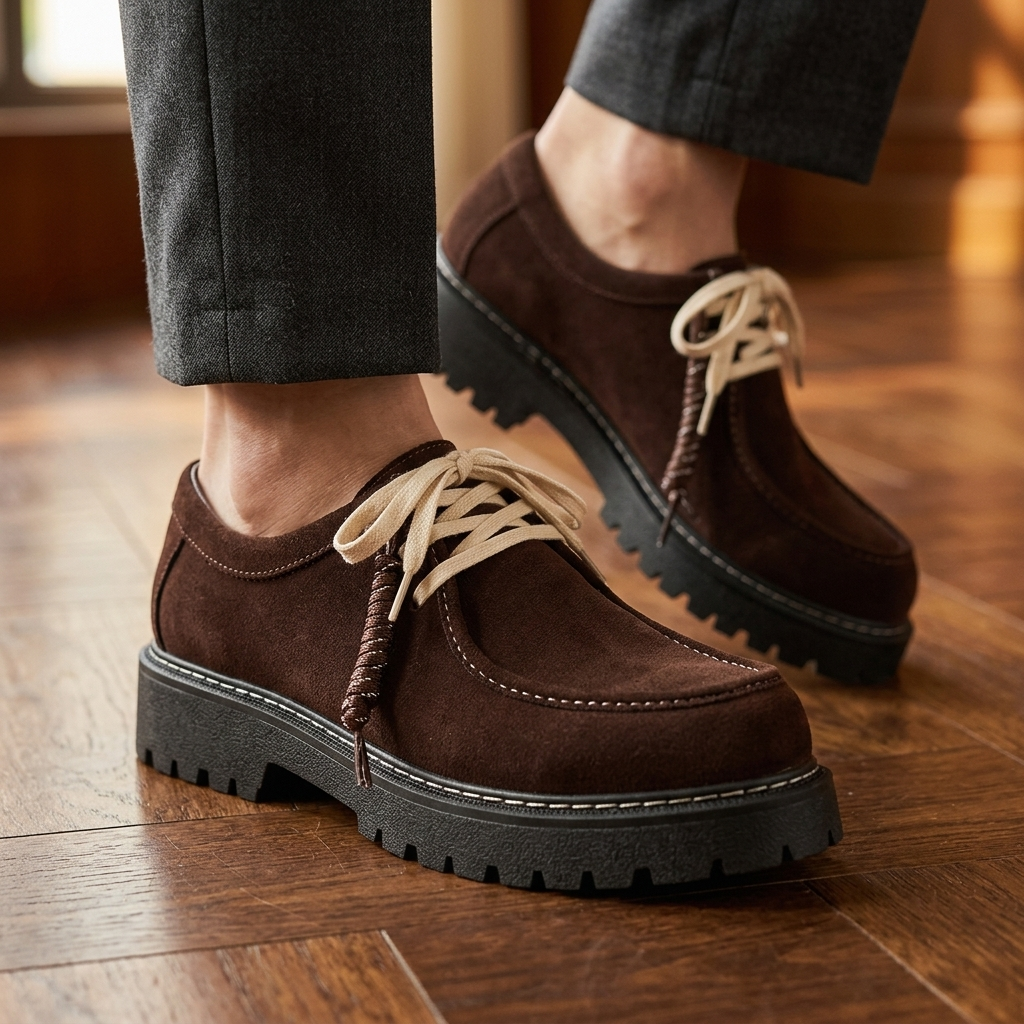 Archer Suede Lug Derbies